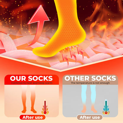Electric Heating Socks for Skiing Snowboarding Hiking Rechargeable Batteries Thermal Warmer Remote Control Winter Outdoor Sports