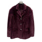 French High-end Western-style Leather Jacket for Women 2026 New Color Purple Red Oversized Casual Kid Suede Suit Blazer Outwears