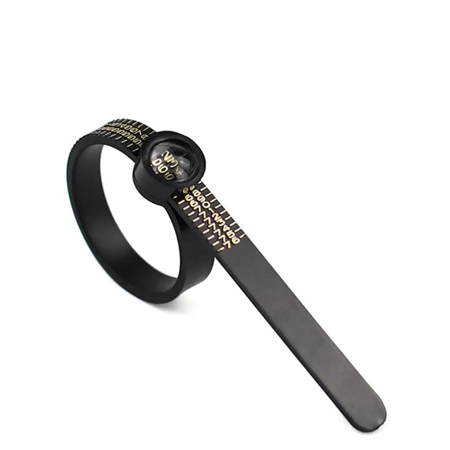 Ring Sizer with Magnifier - US/UK/EU/HK Jewelry Measuring Ruler for Finger Size Ring Size Measuring Tool