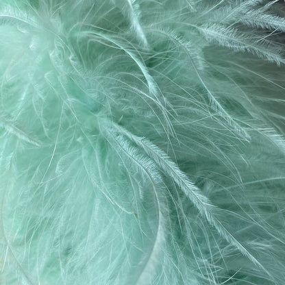 Jaxmonoy New Women Ostrich Feather Tube Spring Summer Sexy Stretch Top Bra Lady Party Wedding Fashion Sleeveless Cropped Top