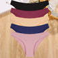 5PCS/Set Cotton Women's Panties Female Underwear Sexy Briefs Lingerie Smooth Comfortable Underpants Solid Color Pantys M-XXL
