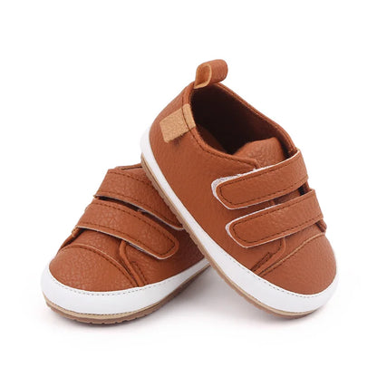 Baby Casual Sneaker Spring and Autumn Soft PU and TPR Sole Anti-slip High Quality Hot Selling 2023 New Fashion for Toddler 0-12M