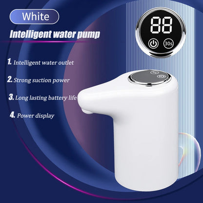 Electric Water Pump, Automatic Intelligent Household Bottled Purified Water Dispenser, USB Charging, Wireless Water Pump