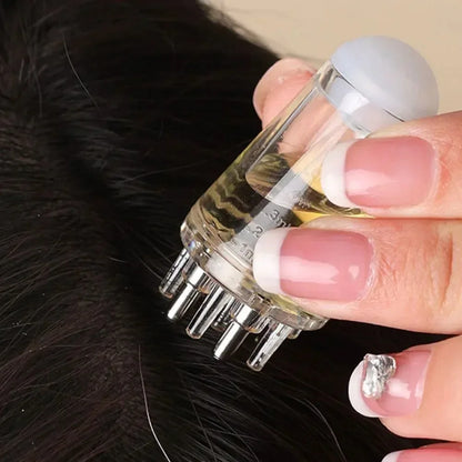 Scalp Applicator Liquid Comb For Hair Growth Serum Essential Oil Fluid Guiding Massager Anti Hair Loss Head Care Therapy Tools