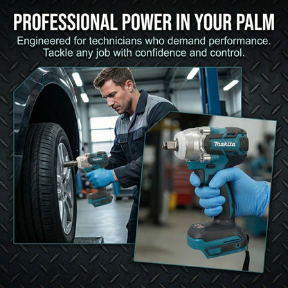Makita DTW285 18V Brushless Impact Wrench High Torque For Machinery Assembly Daily Household Repair Jobs