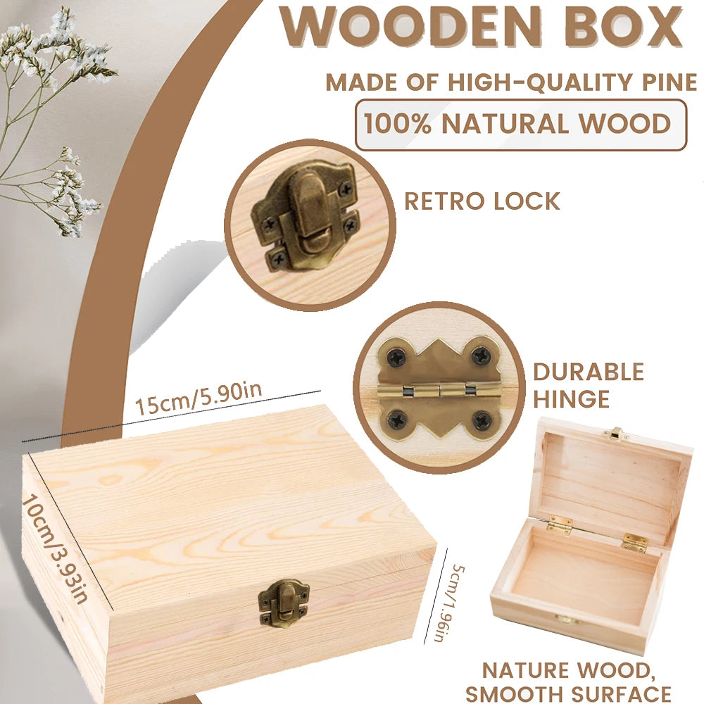 Custom Baby Wooden Memory Box Newbron Shower Gift Personalized Infant  Keepsake Box Baby Birth Stats Box Umbilical Cord Box