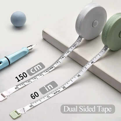 Retractable Soft Tape Measure Double-sided Measurement Ruler Portable Body Flexible Ruler for Weight Loss Medical Measurement