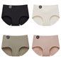 Falllsweet 4Pcs/Set Seamless Silk Briefs For Women Mulberry Silk Panties Comfortable Underpants Soft Lightweight Underwear M-2XL