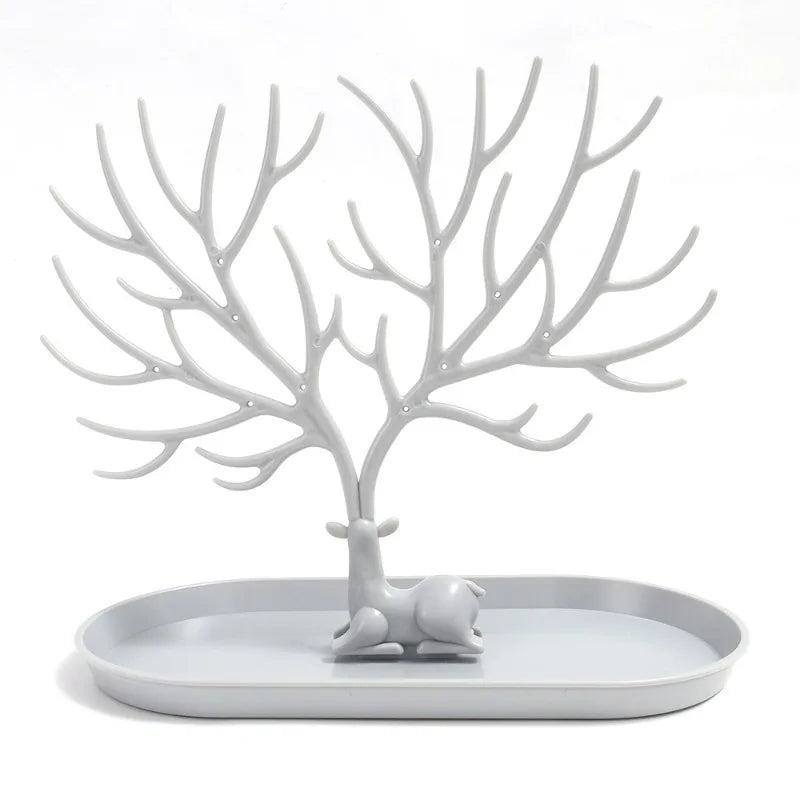 Antler Jewelry Storage Rack Smooth Deer Horn Jewels Display Shelf Rings Earrings Small Accessories High Quality Showing Stand