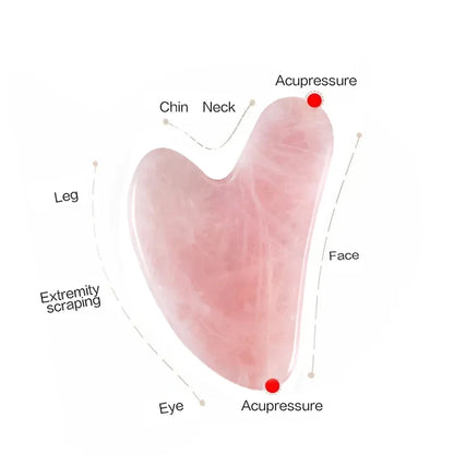 Natural Stone GuaSha Jade Facial Beauty Scraping Massage Tools Firm Skin Care Face Gua Sha SPA Physical Therapy Gue Che Roller