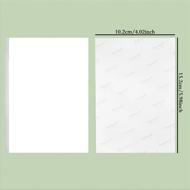 3R 4R 5R A5 Multi Specification High Gloss Photo Paper Photo Printing Paper Inkjet Printer 180G Glossy Single-Sided Photo Paper