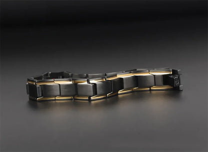 Hot Sale Luxury Fashion Health Energy Bracelet Men Stainless Steel Bio Magnetic Anti-fatigue Anti-radiation Bracelets Jewelry