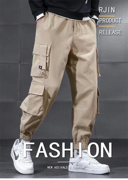 New Winter Lambswool Outdoor Waterproof Cargo Pants Men Warm Casual Pants Men Sportswear Winter Sports Outwear Sweatpants