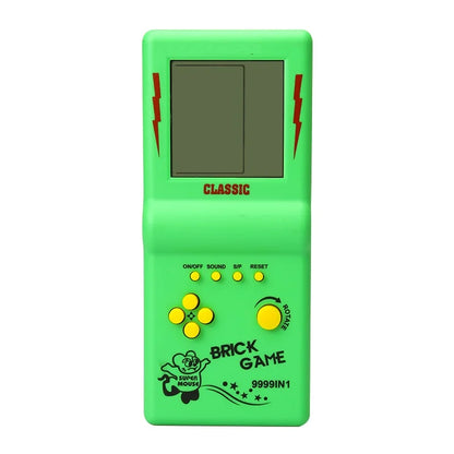 Mini Portable Game Console BRICK GAME Handheld Players Nostalgic Educational Toys Pocket 4 Colors Classic Elderly Childhood Gift