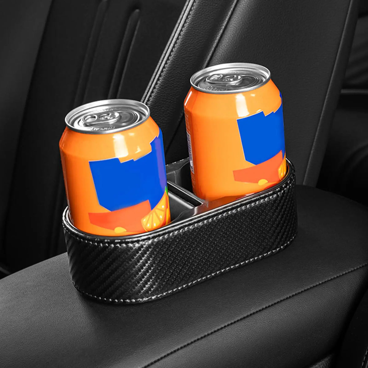 Automotive Cup Holders Double Vehicle Cup Holder Console Organizer Automotive Fixed Beverage Bracket for Golf Cart Trip Daily