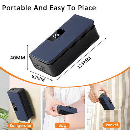 Mini Bag Sealer Handheld Plastic Bag Heat Sealing Machine USB Rechargeable Food Package Clip Bags Sealer Plastic Bag Heat Sealer