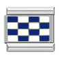 Hapiship Fashion Navy Ship International Maritime Signal Code Nautical Flag Charm Links Fit 9mm Stainless Steel Bracelet DJ391