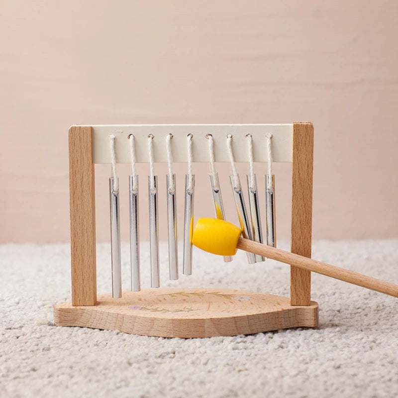 Montessori Kids Musical Toys Wooden Educational Instruments Baby Percussion Instruments Music Station Newborn Birthday Gift