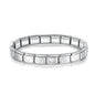 Hapiship 2024 Women's Jewelry 9mm Width Itanlian Elastic Star Heart Butterfly Charm Bracelet Fashion Stainless Steel Bangle ST-