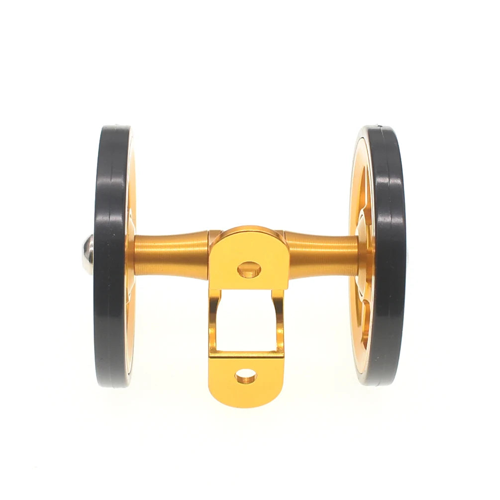 TWTOPSE Bike Easywheel Mudguard Fender Wheel For Brompton Folding Bicycle Mud Guard Wheel Double AL7075 CNC A C Line 77g 60mm