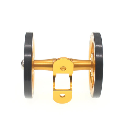 TWTOPSE Bike Easywheel Mudguard Fender Wheel For Brompton Folding Bicycle Mud Guard Wheel Double AL7075 CNC A C Line 77g 60mm
