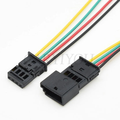 1 Set 4 Pin Automotive Connector Car Ambient Light Door Light Wire Harness Plug 968813-9 838069609 0-1452576-1 968813-1