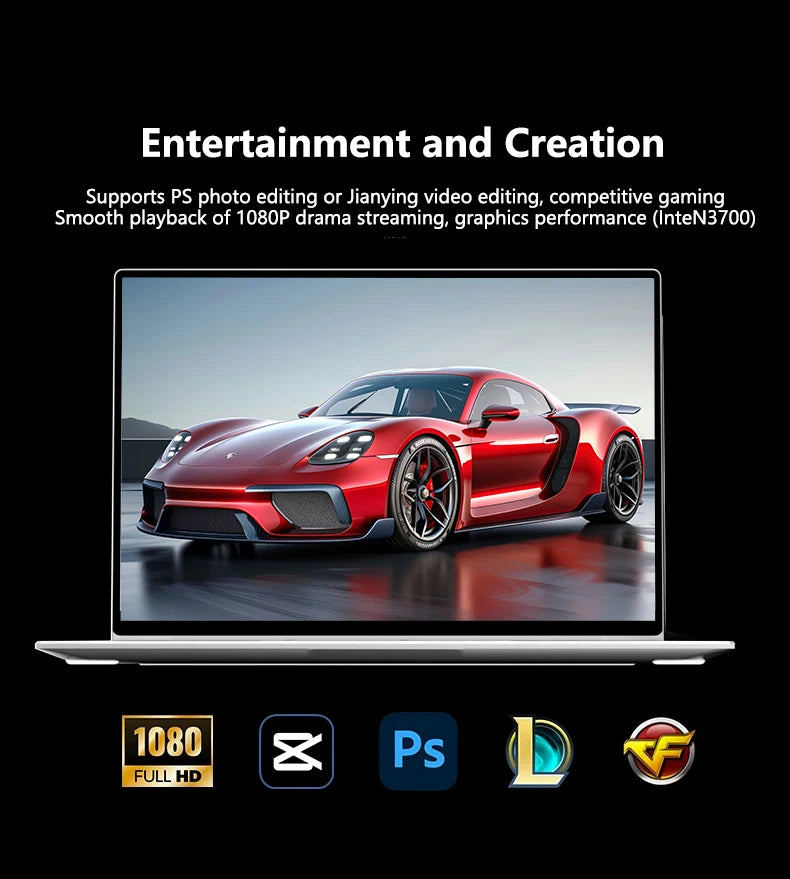 LENO Ultra Slim 14.1" Laptop  Intel Core i7 8650U 32GB 2TB Windows 11 Pro Gaming Computer PC Gamer office Notebook 1920*1080 HD