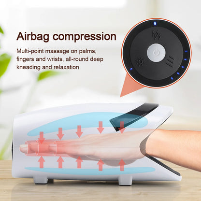 Smart Airbag Hand Massager Wireless Electric Hot Compress Carpal Tunnel Palm Acupoint Massager Vibration Kneading Finger Relax