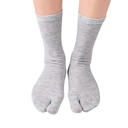 1-5PCS Women/Men Unisex Japanese Kimono Flip Flop Sandal Split Two Toes Sock Tabi Geta Cotton Socks New Arrival