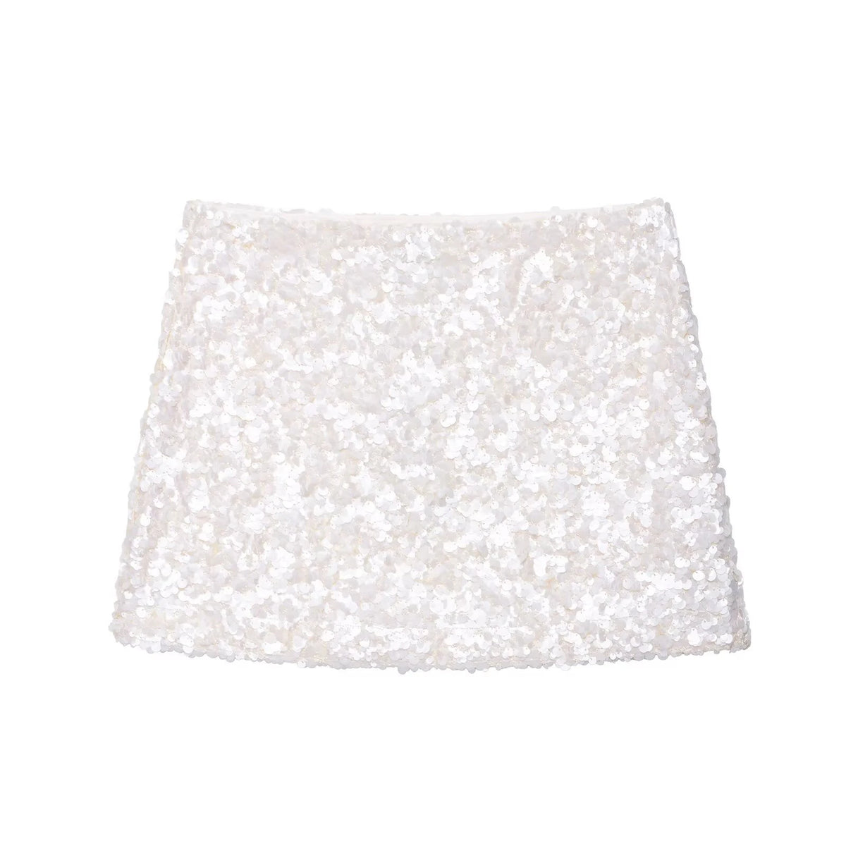 Summer New Women's Design  ort  Skirt with Inner  Bead Decoration Casual Sle Polyester Fiber Knitted A-Line...