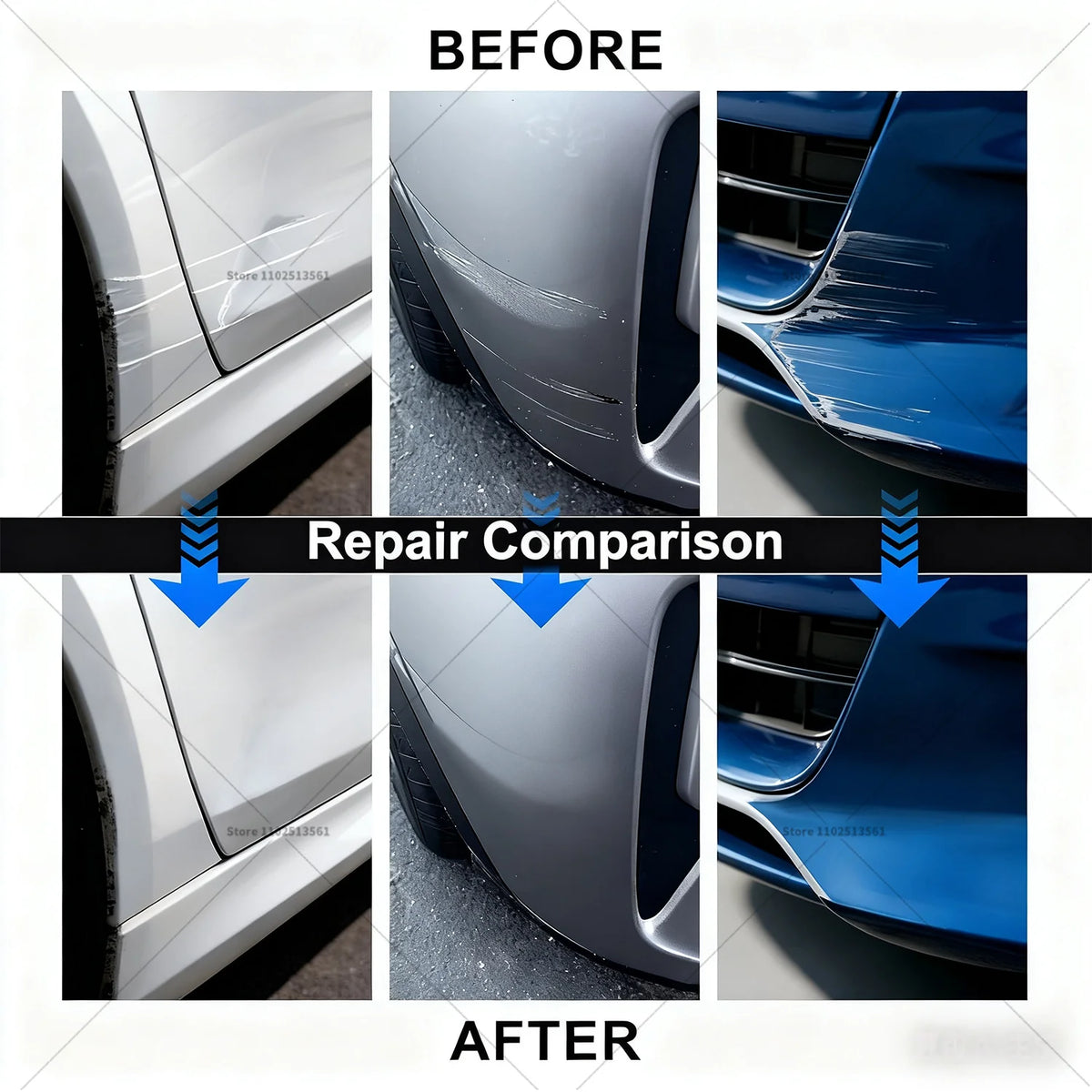 For Mercedes-Benz GLC Car Paint Repair Pen Touch Up Scratch Remover DIY Auto Accessories Gray 7992 White 149 Blue 896 Red 3996