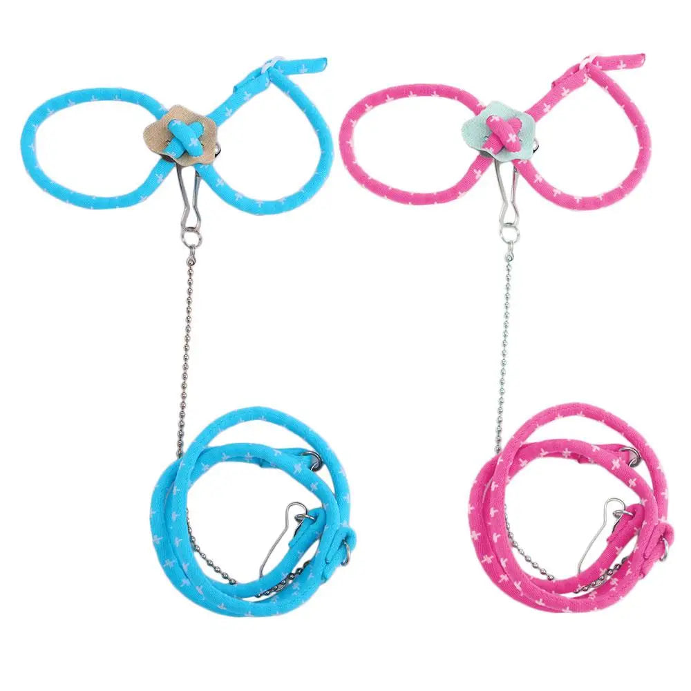 Lovely Small Ferret For Rat Squirrel Chinchilla Nylon Rope With Bell Walking Lead Pet Supplies Hamster Leash Mouse Vest