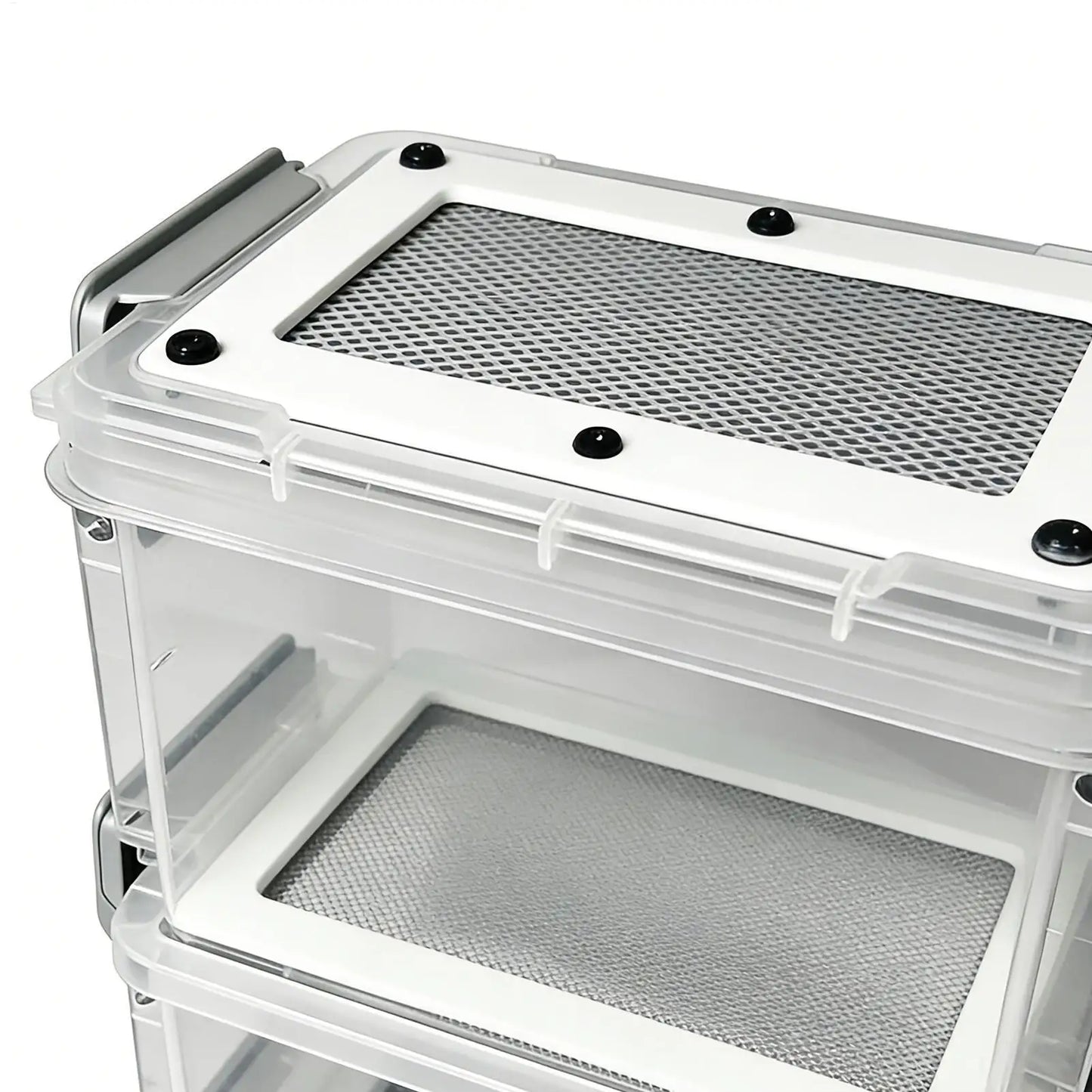3-Layer Mealworm Breeding Kit Silkworm Feeder Bin Corn Worm Breeder Box for Pet Parents Animal Lovers Keepers Breeders Hobbyists