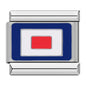 Hapiship Fashion Navy Ship International Maritime Signal Code Nautical Flag Charm Links Fit 9mm Stainless Steel Bracelet DJ391