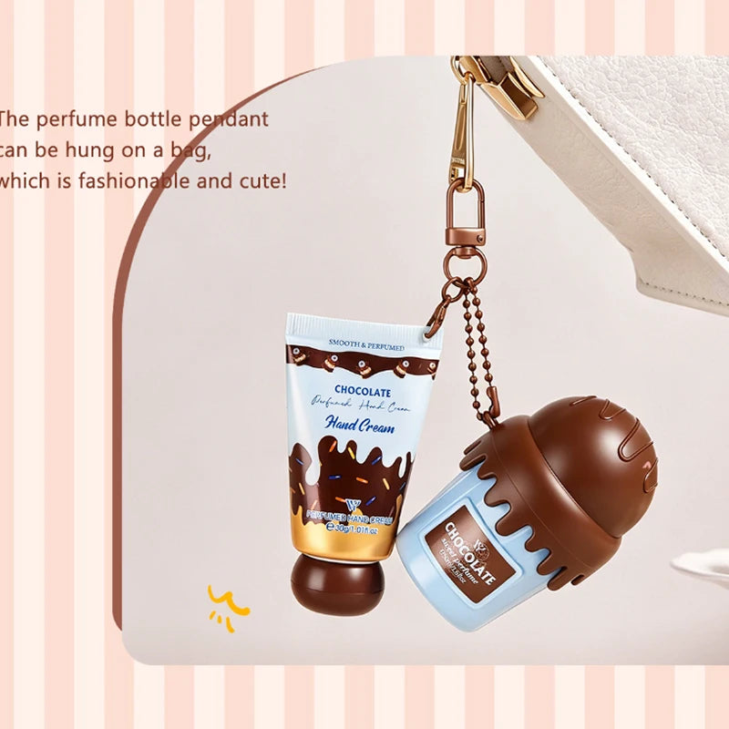 Dubai Arabia Gourmet Eau De Toilette 50ml Cherry Croissant Strawberry Chocolate Scent Cute Delicate Pendant Body Perfume Spray