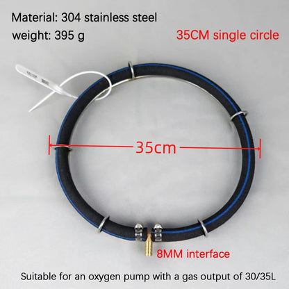 1Pcs 304 Stainless Steel Koi Fish Pond Oxygenation Aquarium Supplies Nano Aeration Disc Fish Pond Seafood Pond Oxygen Plate