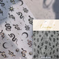 5D Gold Stamped Silver Sun Stars Snake Nail Art Stickers Totems Reliefs Self Adhesive Dark Chinese Style Manicure Decals