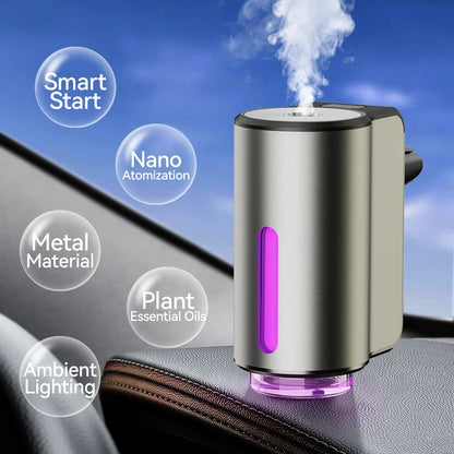 Huitai Car Aromatherapy Machine Car Air Outlet Freshener Auto Air Diffuser Electric Aroma Smell Perfume Car Accessories for Men