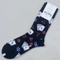 Happy Socks Men's Mid-tube Socks Four Seasons Pure Cotton Classic Socks SIZE 41-46