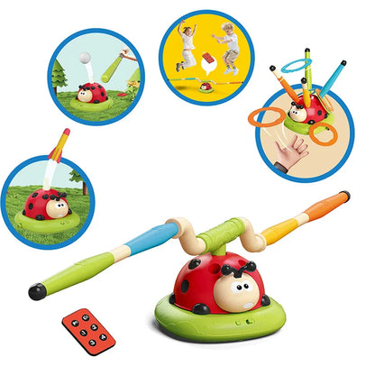 4 Styles Ladybug Sport Entertainment Baseball Toy Game Rope Skipping Machine Ferrule Jump Rocket Launcher Outdoor Play For Boy
