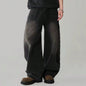 Four Season Men's Jeans Korean Version Student Casual Pants High Street Straight Loose Wide Leg Jeans Black Grey Blue Baggy Jean