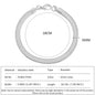 SUNIBI Classic Snake Chain Bracelets for Women Trend  Fashion Stainless Steel Cuban Chain Bracelet Trendy Woman Gifts Jewelry