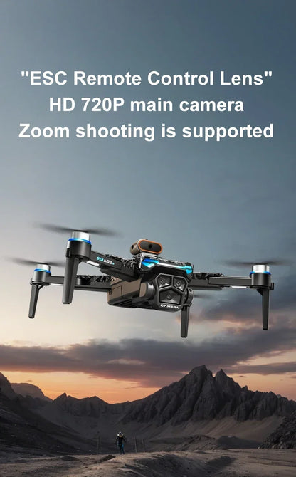 Xiaomi D13 GPS Drone 8K Triple-Camera HD Optical Flow Intelligent Obstacle Avoidance Brushless Motor Screen Remote Control Drone