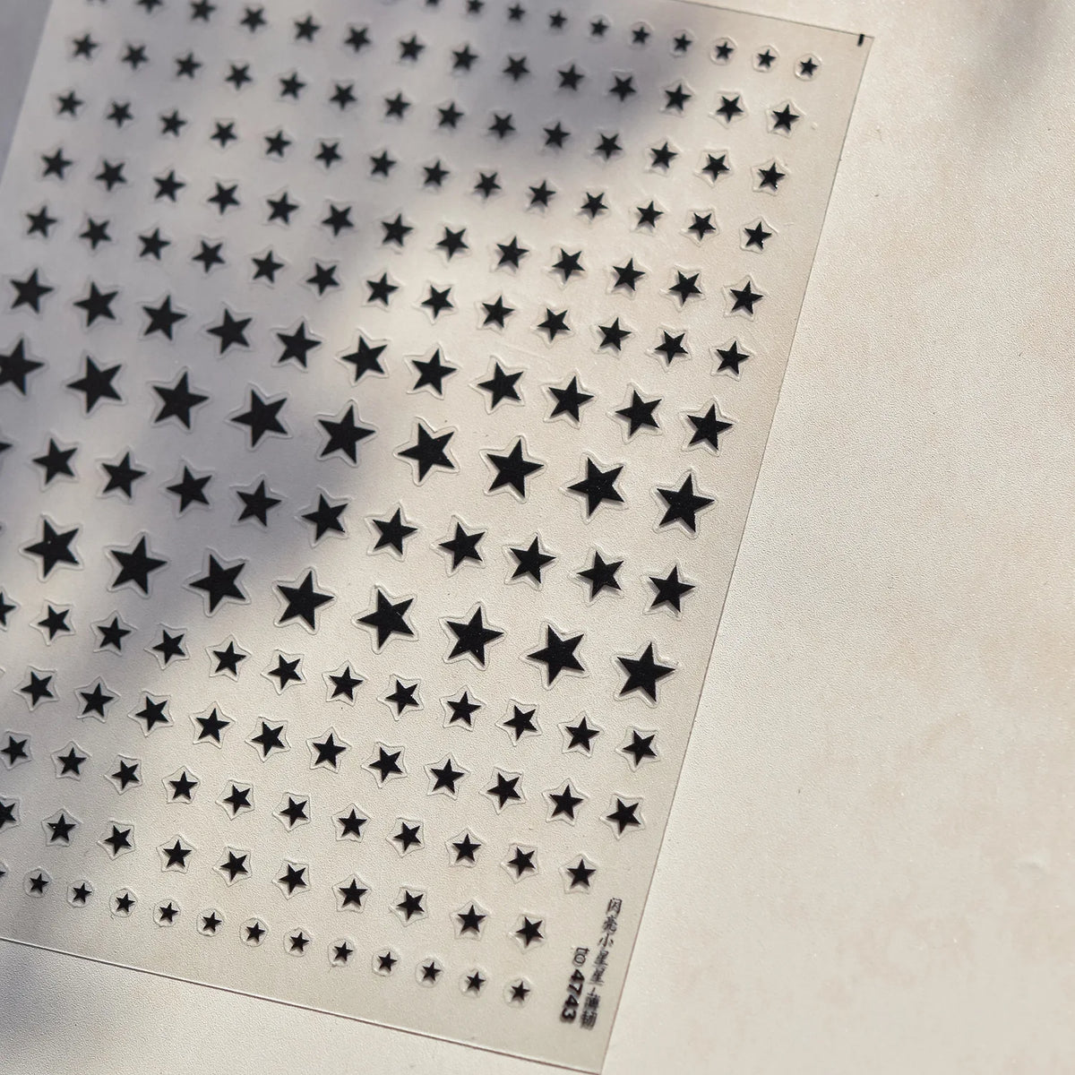 1 piece  5D silver nail stickers metal mini star nail art stickers high quality exquisite decals self-adhesive nail art stickers