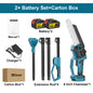 Gisam 8Inch Brushless Telescoping Pole Electric Chainsaw High Branch Saw Garden Pruning Power Tool For Makita 18V Battery Pin