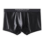1/3PCS Men's Cool Ice Silk Boxers Shorts Summer Satin-like Solid Underpants Skin Friendly Breathable Mesh Crotch Male Underwear