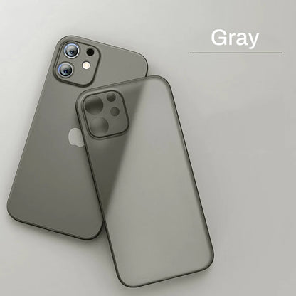 0.2MM Ultra Thin Case For iphone 13 14 15 Pro Max 12 Mini 11 X XR XS Max Cover For iphone SE 2020 2022 7 6 8 Plus Hard PC Case