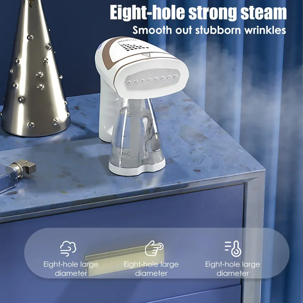 Handheld Garment Steamer for Clothes 1600W Powerful Electric Steam Iron Foldable Portable Traveling Clothes Steamer Home