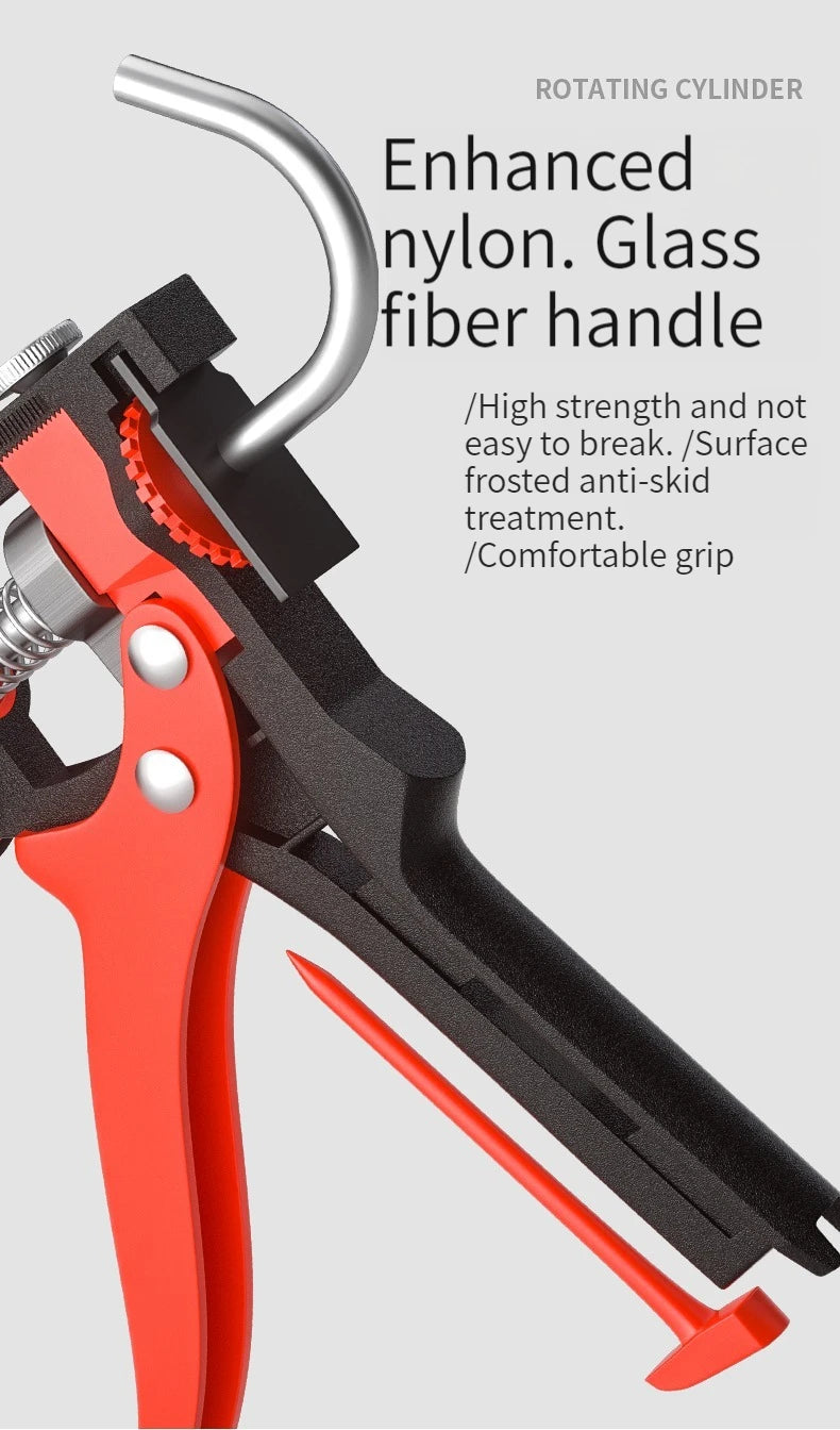 High Quality Glass Glue Gun Manual Universal 360 ° Rotatable Glue Gun Labor-saving Household Sealing Tool Structural Glue Gun