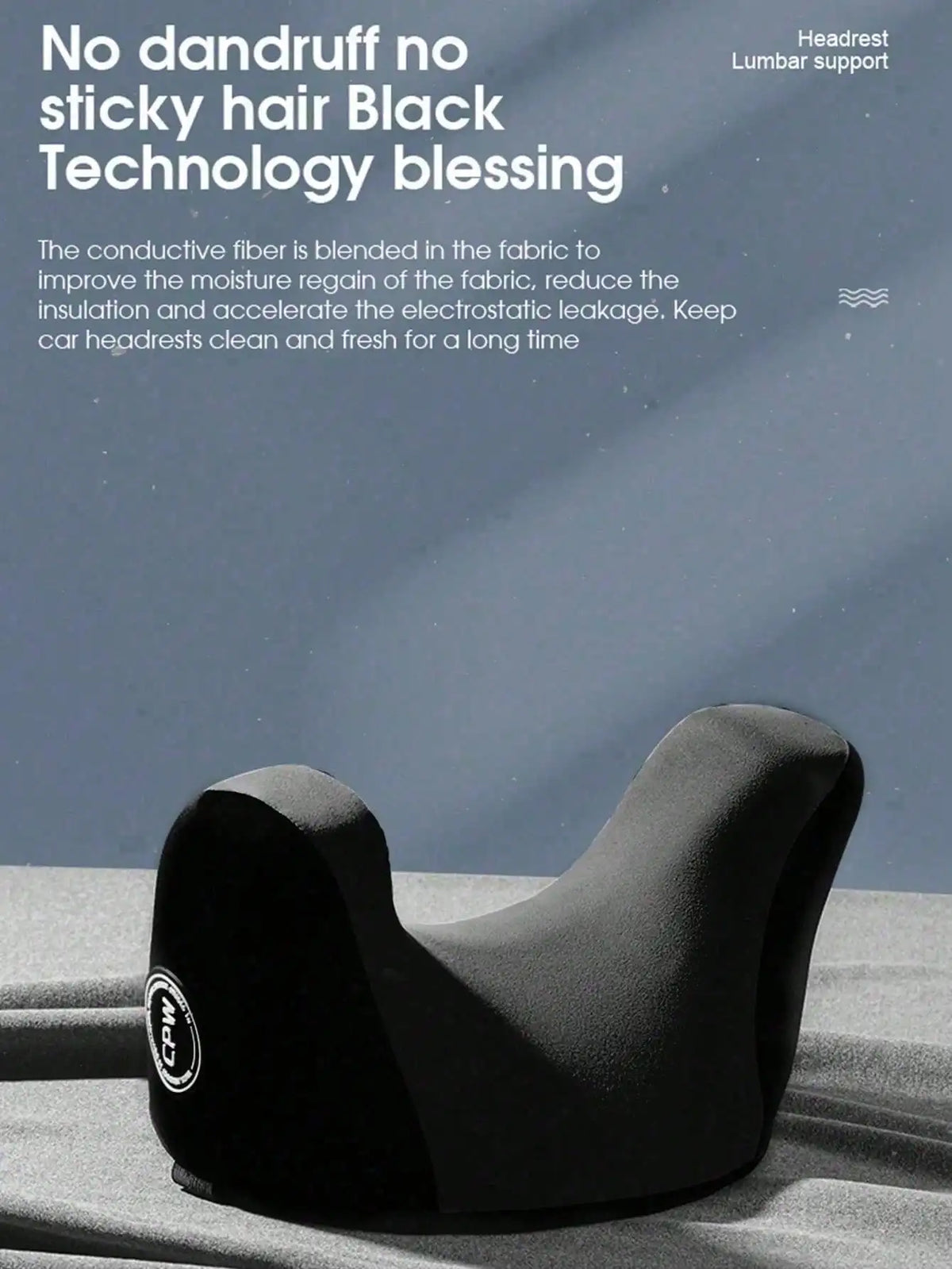 1pc Car Headrest, Neck Pillow for Preventing Neck Tilting, In-car Supplies, Side Support for Adults, U-shaped Memor